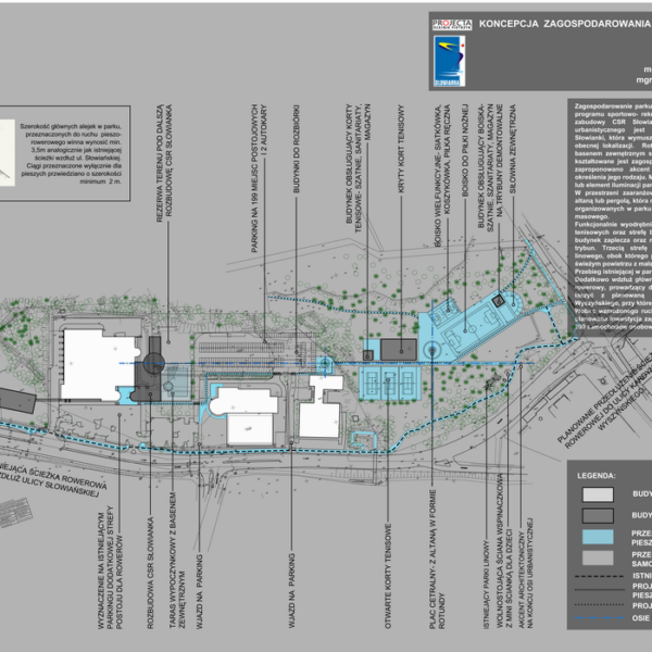 Centrum sportowo-rehabilitacyjne Słowianka, Gorzów Wlkp. — projekt Projecta Sp. z o.o.
